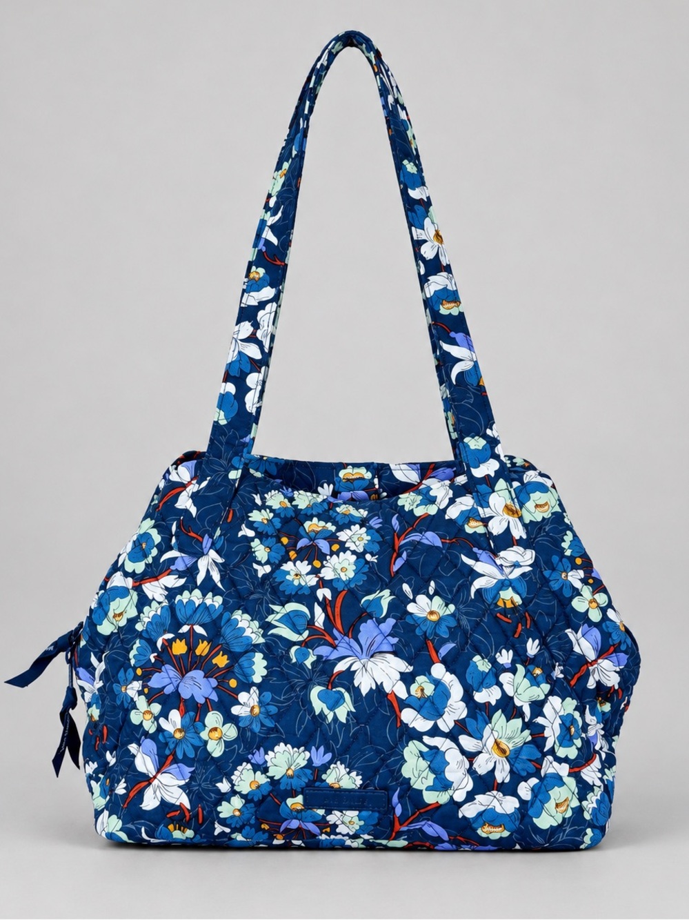 Vera Bradley Floral Bursts Triple Compartment Shoulder Bag Quilted Retired Boho